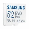 Scheda Di Memoria Micro SD con Adattatore Samsung EVO Plus 2023 512 GB