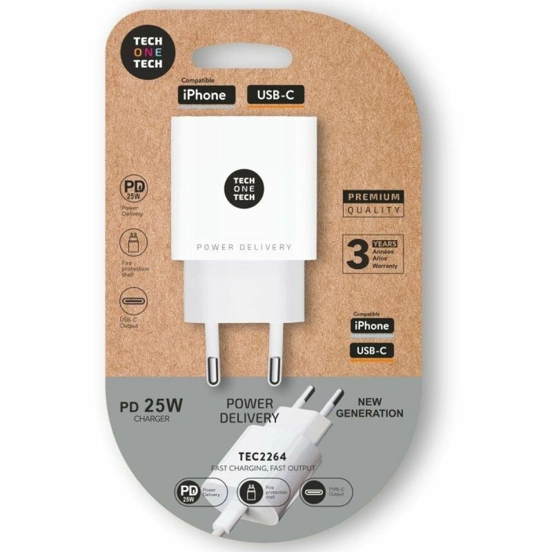 Caricabatterie da Parete Tech One Tech TEC2264 25 W