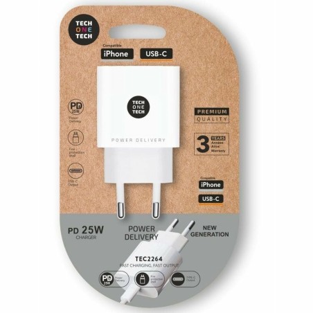 Caricabatterie da Parete Tech One Tech TEC2264 25 W