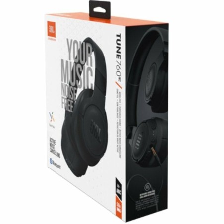Auricolari Bluetooth con Microfono JBL Tune 760NC Nero