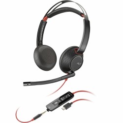 Auricolari con Microfono Poly 8X231A6 Nero