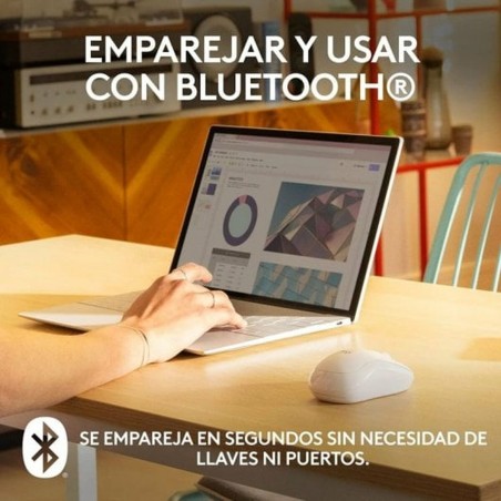 Mouse Logitech 910-007120 Bianco