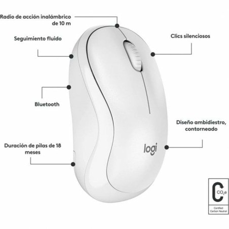 Mouse Logitech 910-007120 Bianco