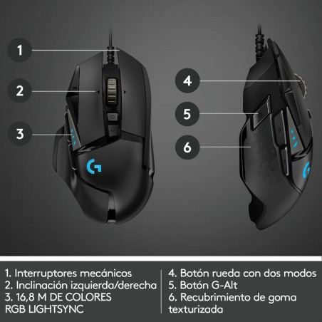 Mouse Logitech 910-005471 Nero 16000 dpi 25600 dpi