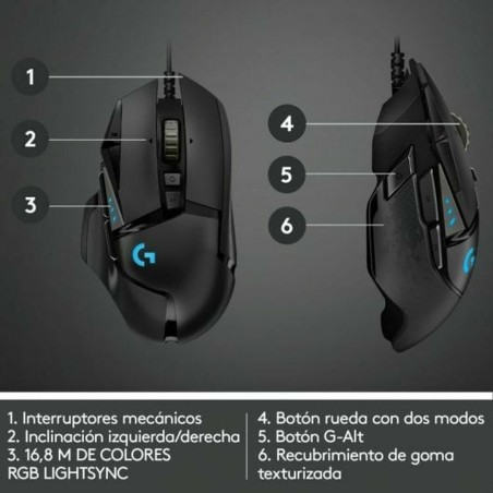Mouse Logitech 910-005471 Nero 16000 dpi 25600 dpi