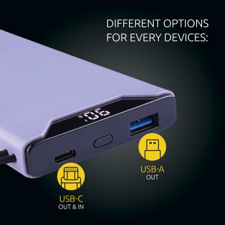 Powerbank INTENSO 7332033 Viola Lilla Porpora 10000 mAh