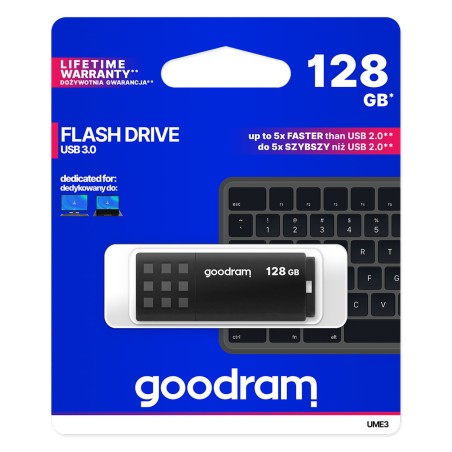 Memoria USB GoodRam UME3 Nero 128 GB (1 Unità)