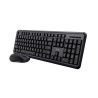 Tastiera e Mouse Wireless Trust TKM-350 Nero QWERTY