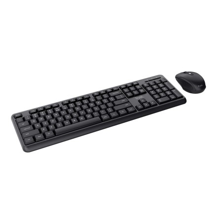 Tastiera e Mouse Wireless Trust TKM-350 Nero QWERTY