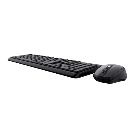 Tastiera e Mouse Wireless Trust TKM-350 Nero QWERTY