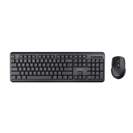 Tastiera e Mouse Wireless Trust TKM-350 Nero QWERTY
