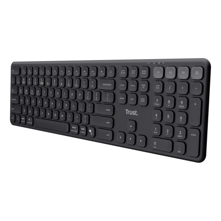 Tastiera Wireless Trust Vaiya Nero QWERTY Qwerty US