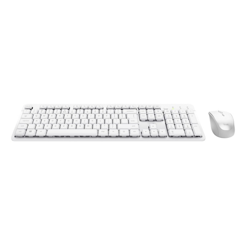 Tastiera e Mouse Trust 25465 Bianco (Bianco)