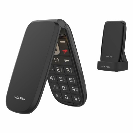 Cellulare per anziani Volfen ASTRO FLIP Nero 48 MB 2,8" 4G