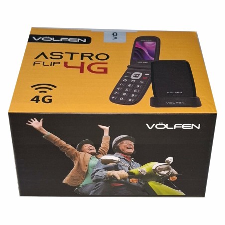 Cellulare per anziani Volfen ASTRO FLIP Nero 48 MB 2,8" 4G