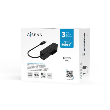 Adattatore da USB a SATA per Hard Disk Aisens ASE-35C02B