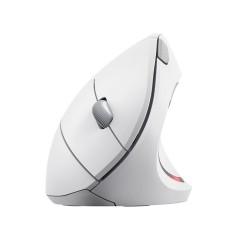 Mouse Trust Verto Vertical Bianco Rosso Monocromatica