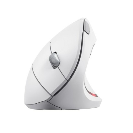 Mouse Trust Verto Vertical Bianco Rosso Monocromatica