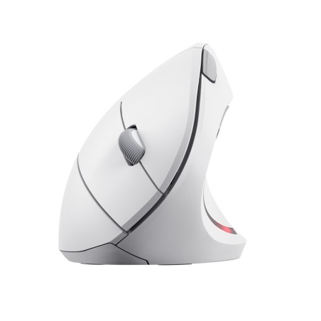Mouse Trust Verto Vertical Bianco Rosso Monocromatica