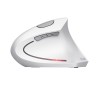 Mouse Trust Verto Vertical Bianco Rosso Monocromatica