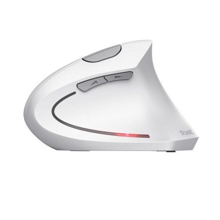 Mouse Trust Verto Vertical Bianco Rosso Monocromatica