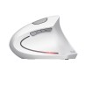 Mouse Trust Verto Vertical Bianco Rosso Monocromatica
