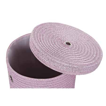 Cestino Multiuso DKD Home Decor Grigio Rosa polipropilene 42 x 42 x 52,5 cm 4 Kg