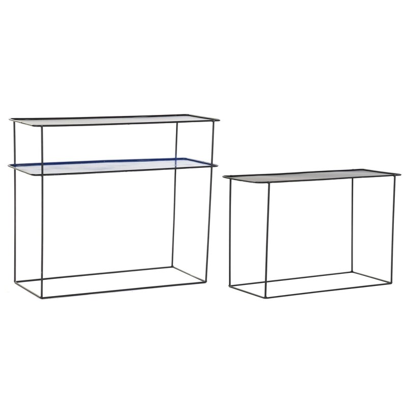 Set di mobili DKD Home Decor Azzurro Nero 70 x 27 x 45 cm 40 x 27 x 45 cm 80 x 27 x 65 cm 80 x 27,5 x 65 cm Set di mobili DKD Home Decor Azzurro Nero 70 x 27 x 45 cm 40 x 27 x 45 cm 80 x 27 x 65 cm 80 x 27,5 x 65 cm