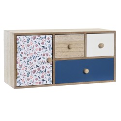 Scatola-Portagioie DKD Home Decor 30 x 12,5 x 15 cm Multicolore Legno MDF