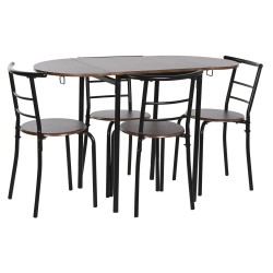 Tavolo con 4 sedie DKD Home Decor 121 x 55 x 78 cm