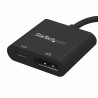 Adattatore USB C con DisplayPort Startech CDP2DPUCP            Nero 4K Ultra HD