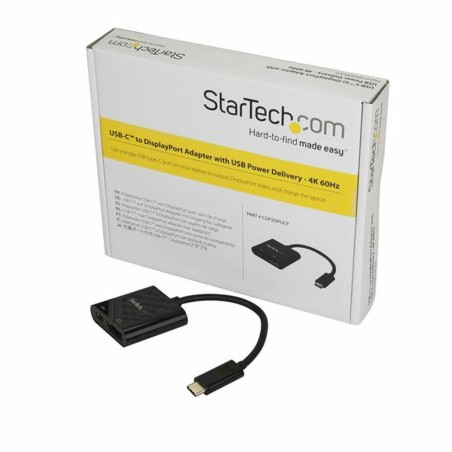 Adattatore USB C con DisplayPort Startech CDP2DPUCP            Nero 4K Ultra HD