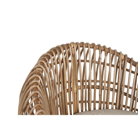 Sedia da giardino Home ESPRIT Bambù Rattan 70 x 70 x 74 cm