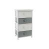 Cassettiera Home ESPRIT Bianco Grigio 40 x 29 x 73 cm