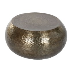Tavolino da Caffè Home ESPRIT Dorato 60 x 60 x 30 cm