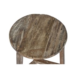 Tavolo aggiuntivo Home ESPRIT Bianco Marrone 45 x 45 x 45 cm