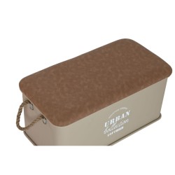 Set di Bauli Home ESPRIT Poliuretano Metallo Città 69,5 X 36,5 X 38,5 cm (3 Unità)