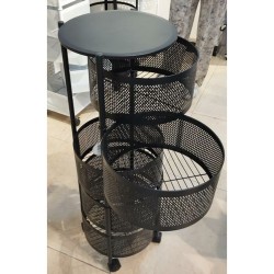 Tavolo aggiuntivo Home ESPRIT Nero
