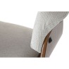 Sedia da Sala da Pranzo Home ESPRIT Marrone Beige Poliestere Legno di noce Poliuretano 61 x 46 x 78 cm