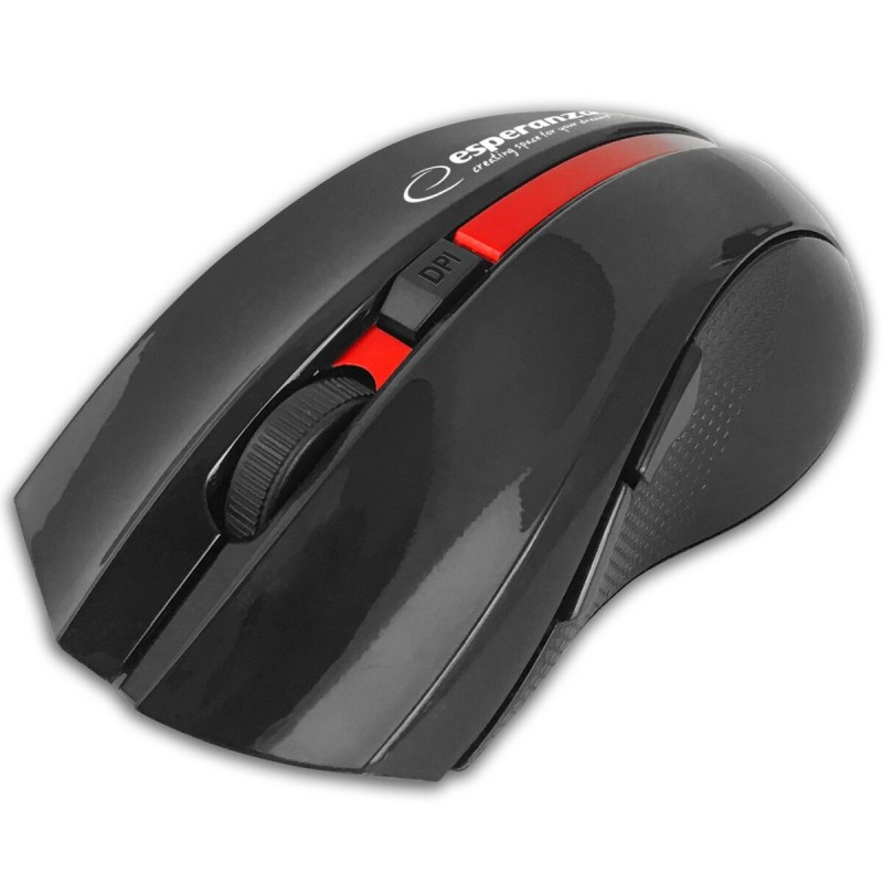Mouse Esperanza EM129R Nero Rosso Mouse Esperanza EM129R Nero Rosso