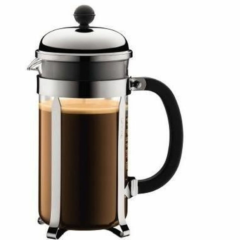Caffettiera a Stantuffo Bodum Chambord Acciaio inossidabile 1 L Caffettiera a Stantuffo Bodum Chambord Acciaio inossidabile 1 L
