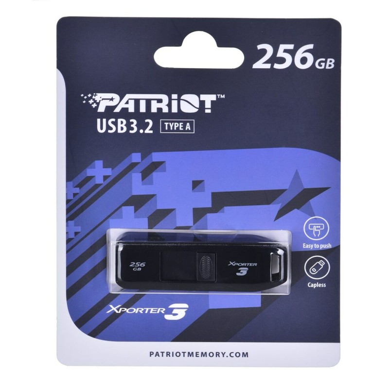 Memoria USB Patriot Memory Xporter 3 Nero 256 GB Memoria USB Patriot Memory Xporter 3 Nero 256 GB