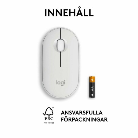 Mouse Logitech 910-007013 Bianco 4000 dpi