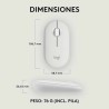 Mouse Logitech 910-007013 Bianco 4000 dpi