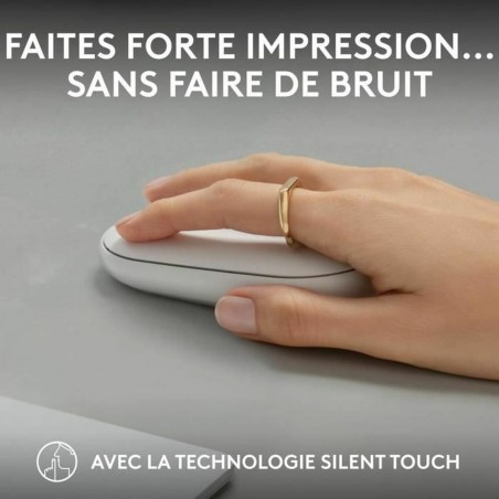 Mouse Logitech 910-007013 Bianco 4000 dpi