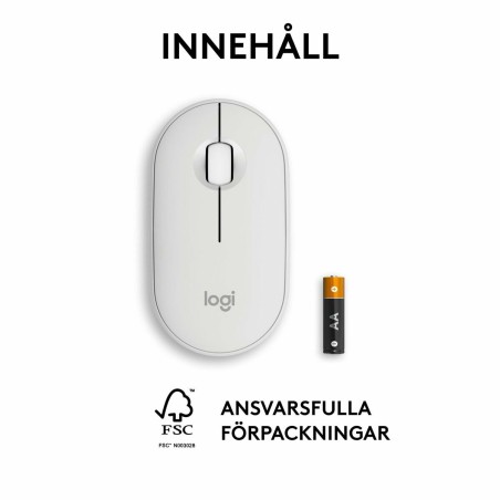 Mouse Logitech 910-007013 Bianco 4000 dpi