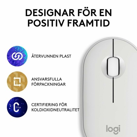 Mouse Logitech 910-007013 Bianco 4000 dpi