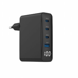 Caricabatterie da Parete GEMBIRD TA-UC-PDQC100LCD-01-BK
