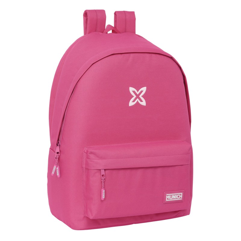 Zaino per Portatile Munich Basic Fucsia 31 x 44 x 18 cm Zaino per Portatile Munich Basic Fucsia 31 x 44 x 18 cm