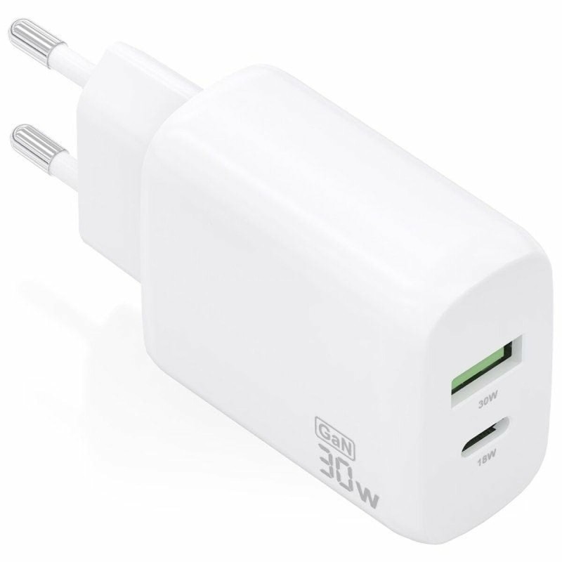 Caricabatterie da Parete Aisens A110-0923 Bianco 30 W Caricabatterie da Parete Aisens A110-0923 Bianco 30 W